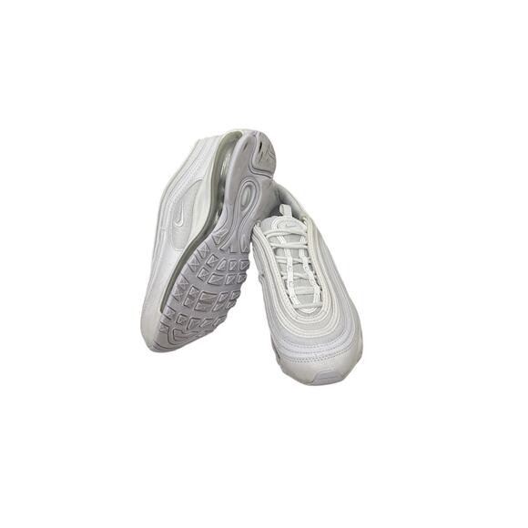 Nike Shoes Air Max 97 White Pure Platinum Sneakers Size Women's 6 | Youth 4.5 - Picture 3 of 5